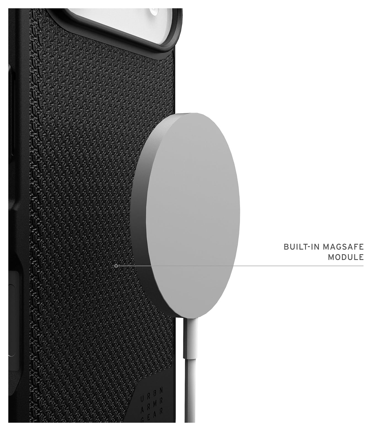 UAG Metropolis LT Apple iPhone Air Hoesje MagSafe Back Cover Kevlar Zwart afbeelding 5