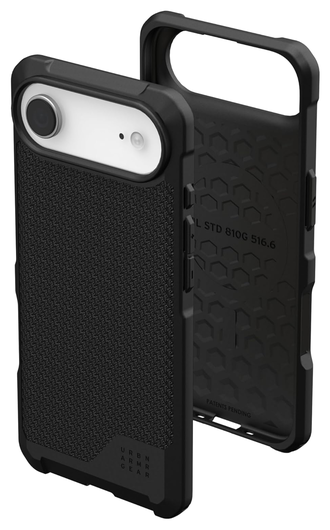 UAG Metropolis LT Apple iPhone Air Hoesje MagSafe Back Cover Kevlar Zwart afbeelding 2