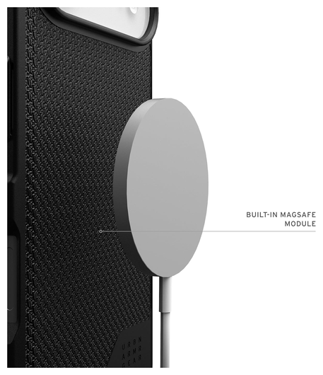 UAG Metropolis LT Apple iPhone Air Hoesje MagSafe Back Cover Kevlar Zwart afbeelding 5