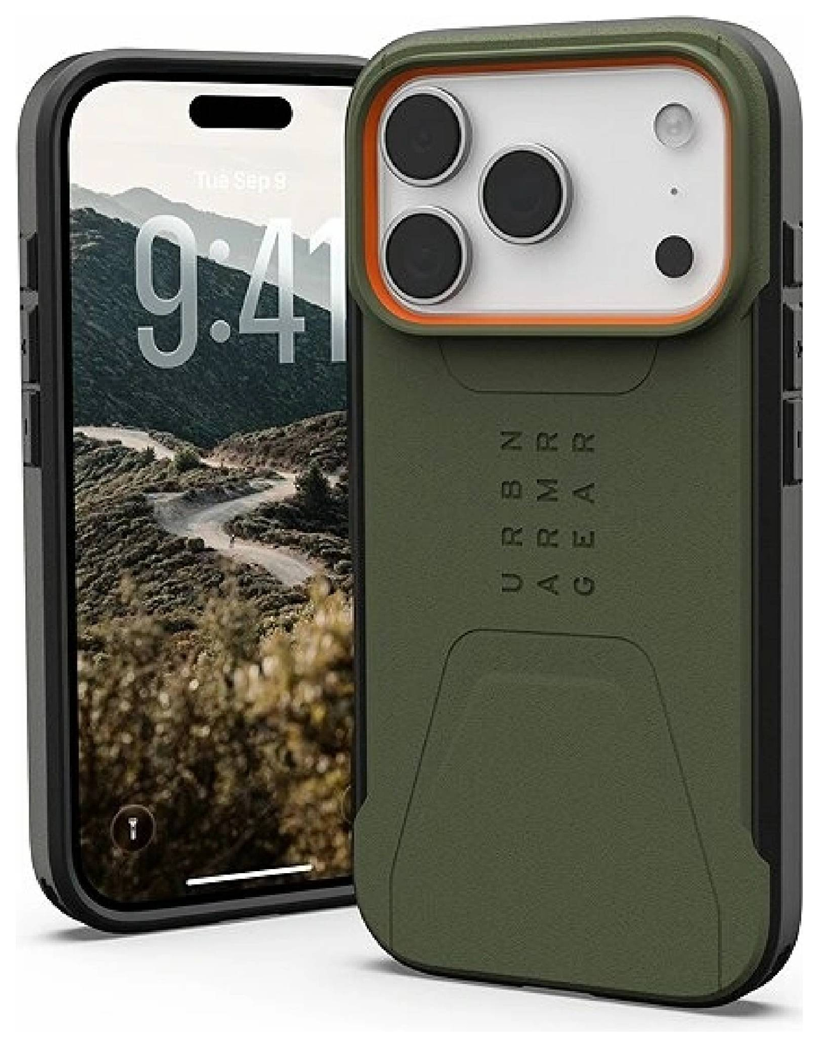 UAG Civilian iPhone 17 Pro Hoesje MagSafe Back Cover Olive afbeelding 1