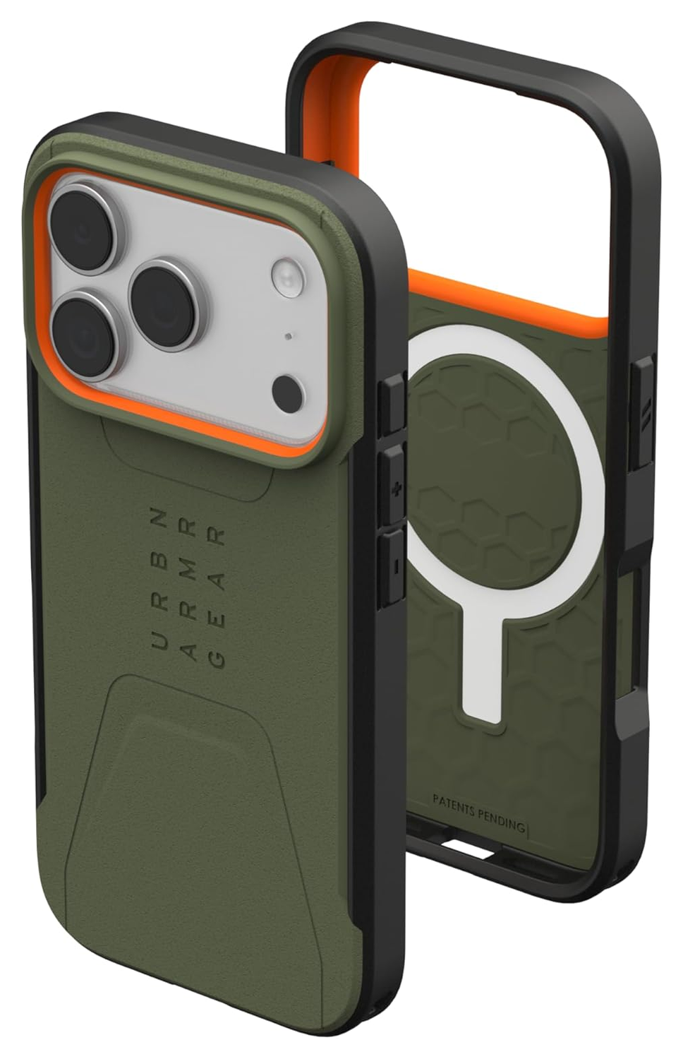 UAG Civilian iPhone 17 Pro Hoesje MagSafe Back Cover Olive afbeelding 2