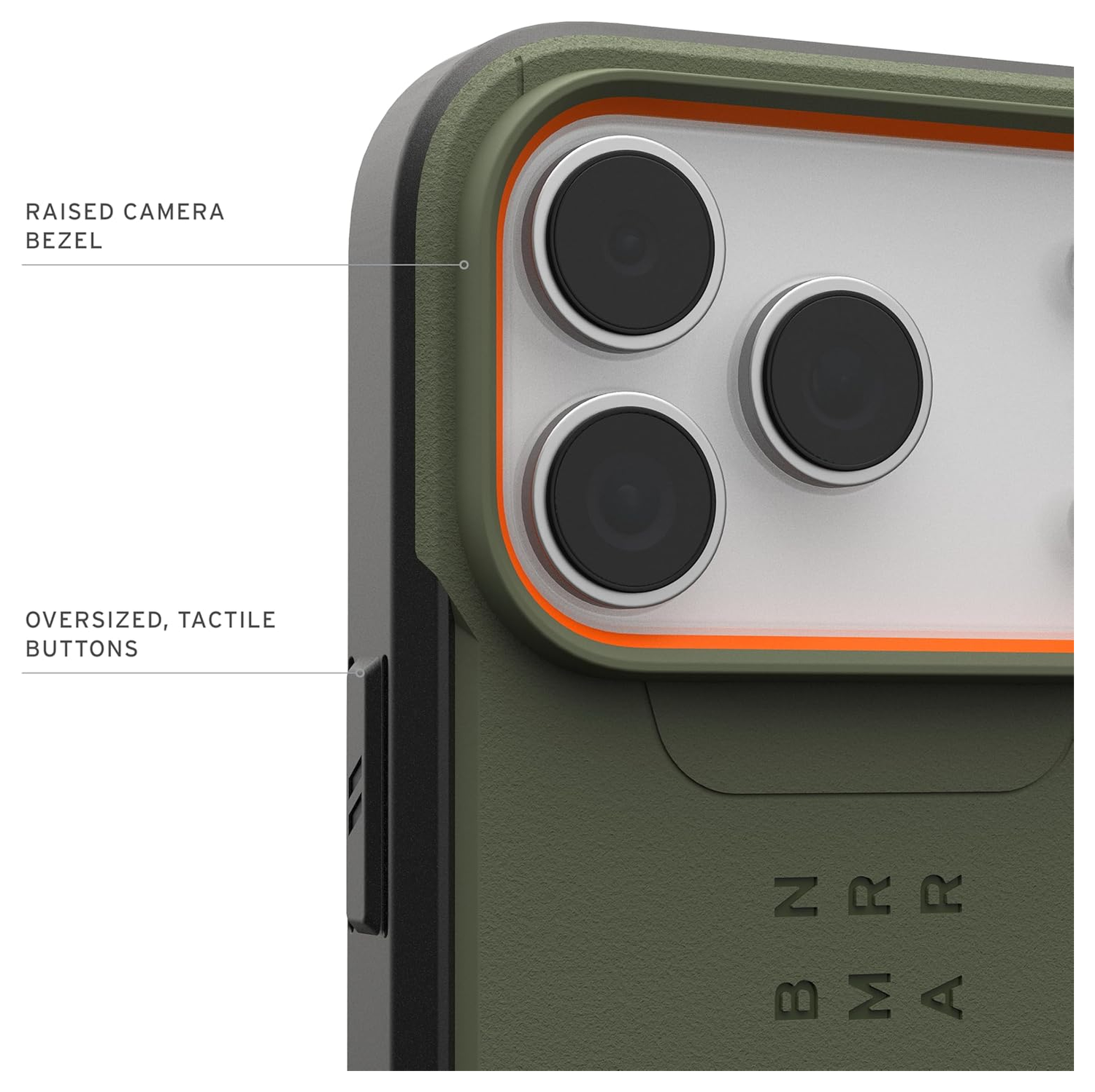 UAG Civilian iPhone 17 Pro Hoesje MagSafe Back Cover Olive afbeelding 7