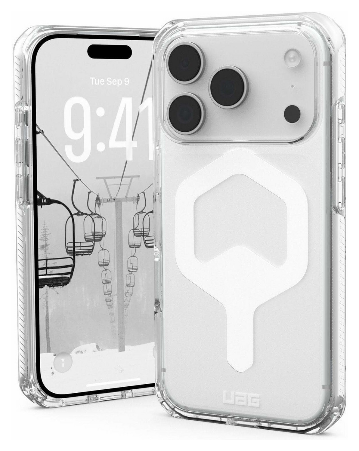 UAG Plyo Pro iPhone 17 Pro Hoesje MagSafe Back Cover Wit afbeelding 1