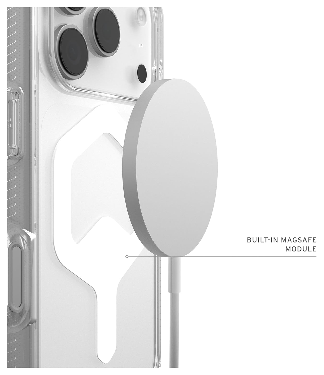 UAG Plyo Pro iPhone 17 Pro Hoesje MagSafe Back Cover Wit afbeelding 5
