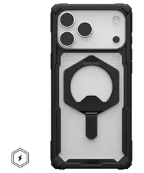 UAG Plasma XTE iPhone 17 Pro Max Hoesje MagSafe Stand Back Cover Clear Zwart afbeelding