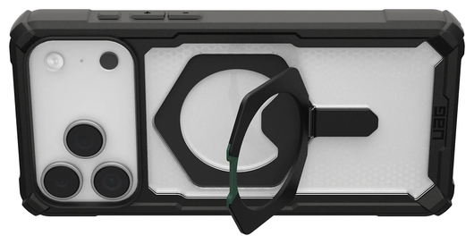 UAG Plasma XTE iPhone 17 Pro Max Hoesje MagSafe Stand Back Cover Clear Zwart afbeelding 6