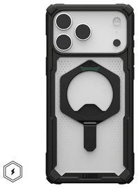 UAG Plasma XTE iPhone 17 Pro Max Hoesje MagSafe Stand Back Cover Clear Zwart afbeelding