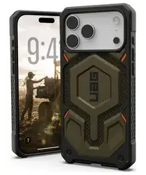 UAG Monarch Pro Apple iPhone 17 Pro Max Hoesje MagSafe Back Cover Kevlar Groen afbeelding