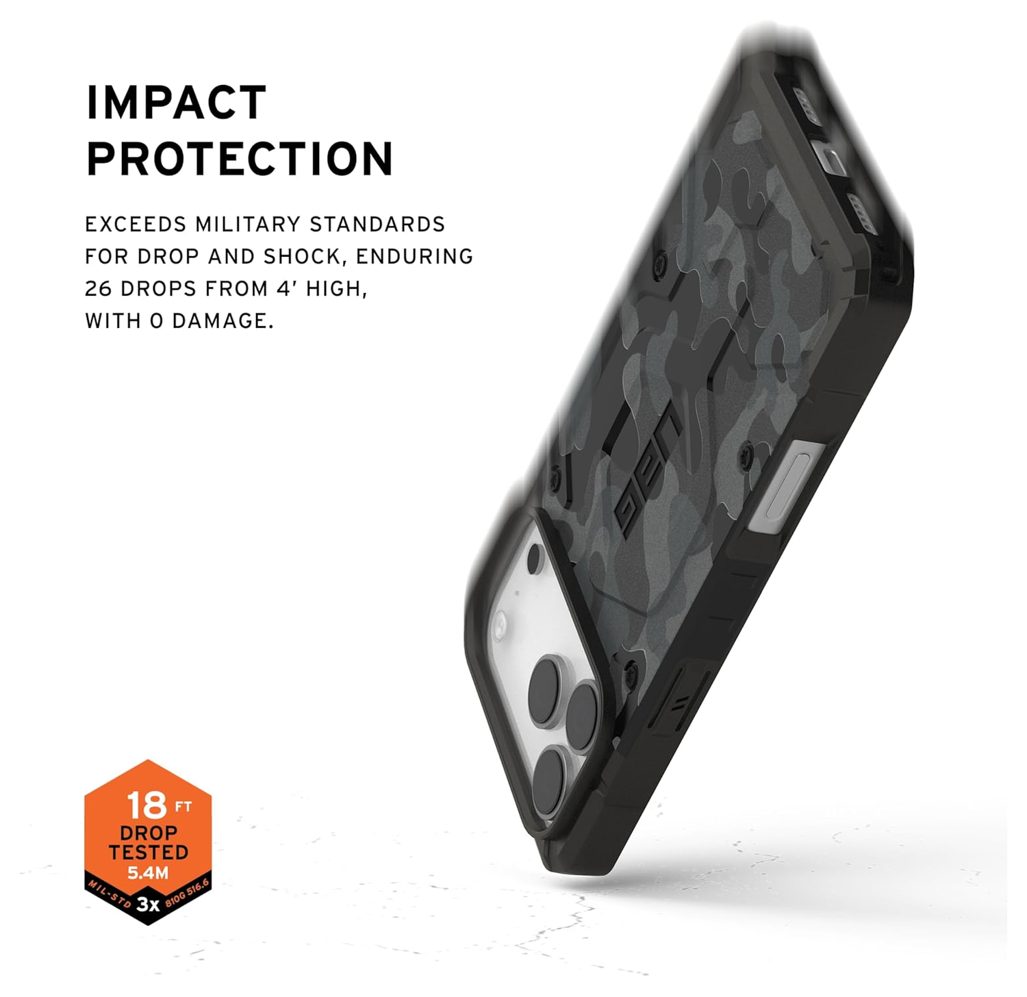UAG Pathfinder Apple iPhone 17 Pro Max Hoesje MagSafe Back Cover Camo afbeelding 4