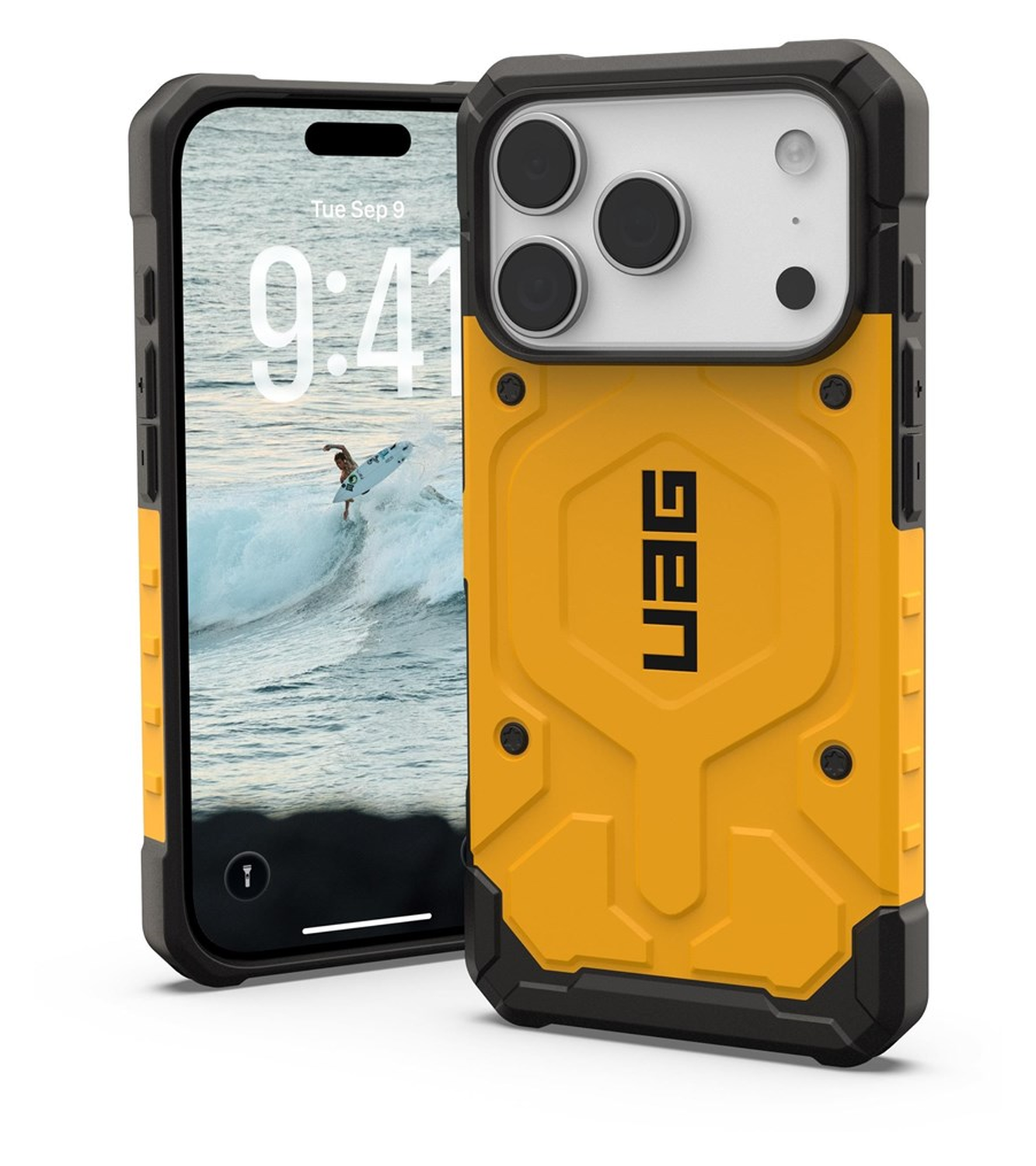 UAG Pathfinder iPhone 17 Pro Hoesje MagSafe Back Cover Geel afbeelding 1