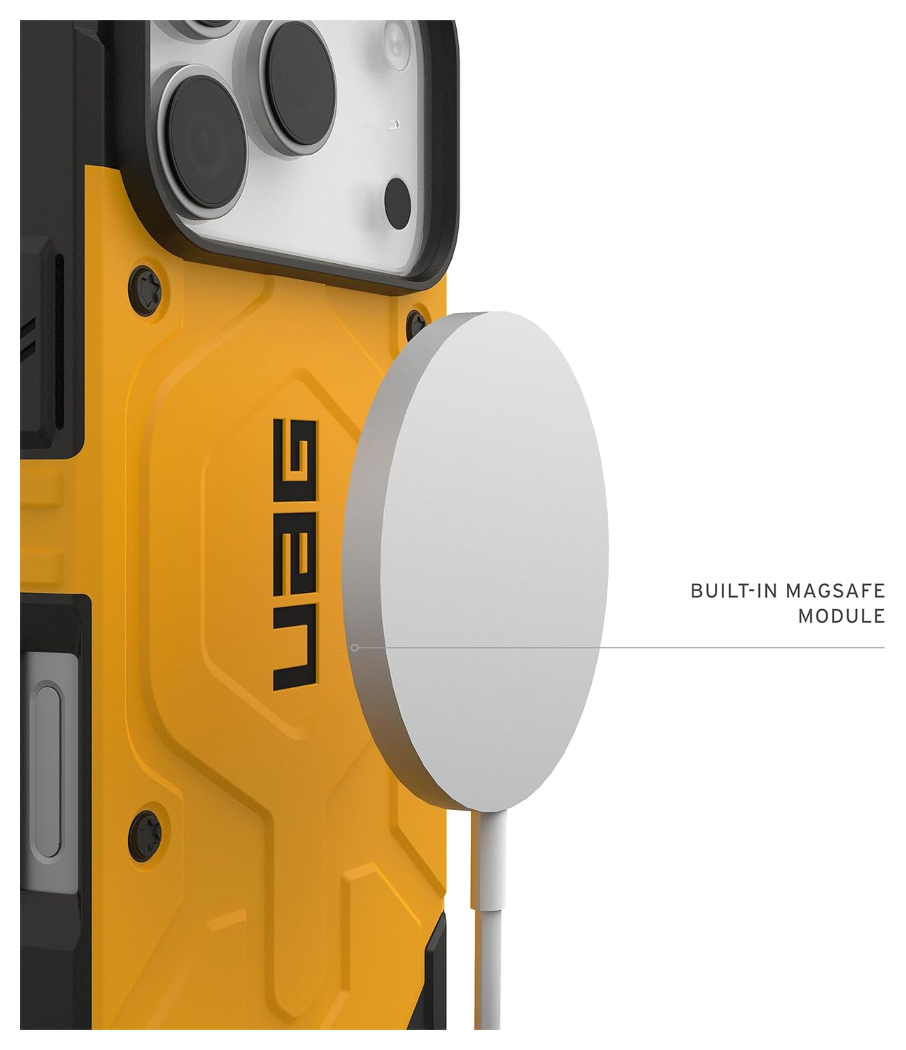 UAG Pathfinder iPhone 17 Pro Hoesje MagSafe Back Cover Geel afbeelding 5