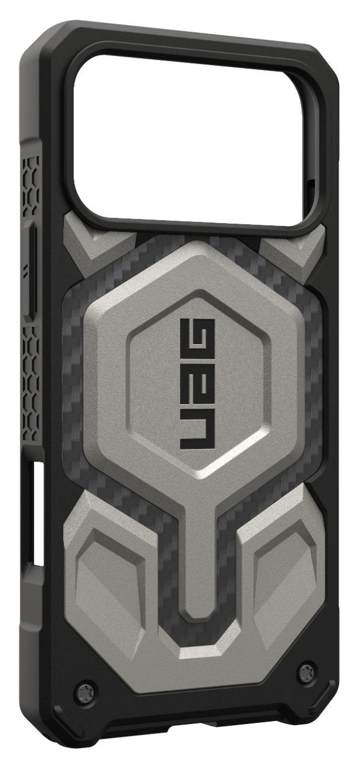 UAG Monarch Pro iPhone 17 Pro Hoesje MagSafe Back Cover Titanium afbeelding 10