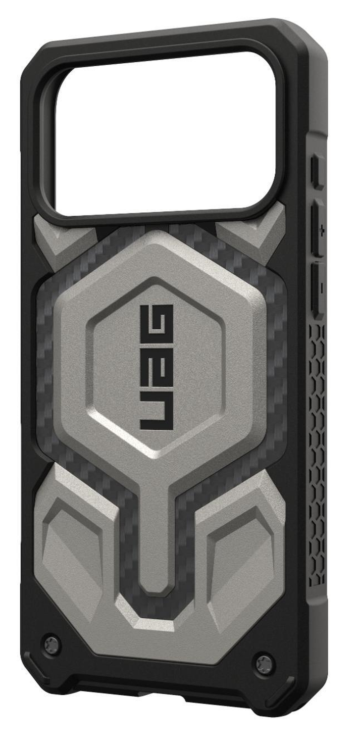 UAG Monarch Pro iPhone 17 Pro Hoesje MagSafe Back Cover Titanium afbeelding 11