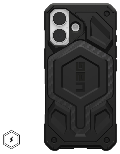 UAG Monarch Pro Apple iPhone 17 Hoesje MagSafe Back Cover Carbon Fiber afbeelding 1