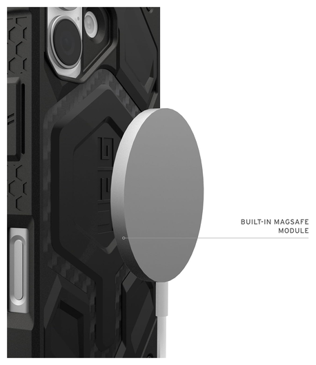 UAG Monarch Pro iPhone 17 Hoesje MagSafe Back Cover Carbon Fiber afbeelding 5