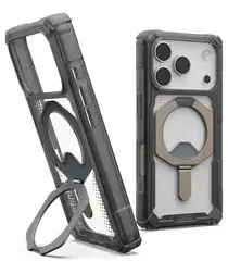 UAG Plasma XTE iPhone 17 Pro Hoesje MagSafe Stand Back Cover Ash Titanium afbeelding