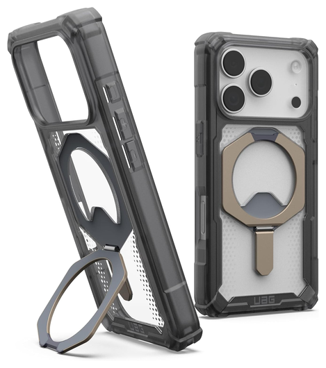 UAG Plasma XTE iPhone 17 Pro Hoesje MagSafe Stand Back Cover Ash Titanium afbeelding 1