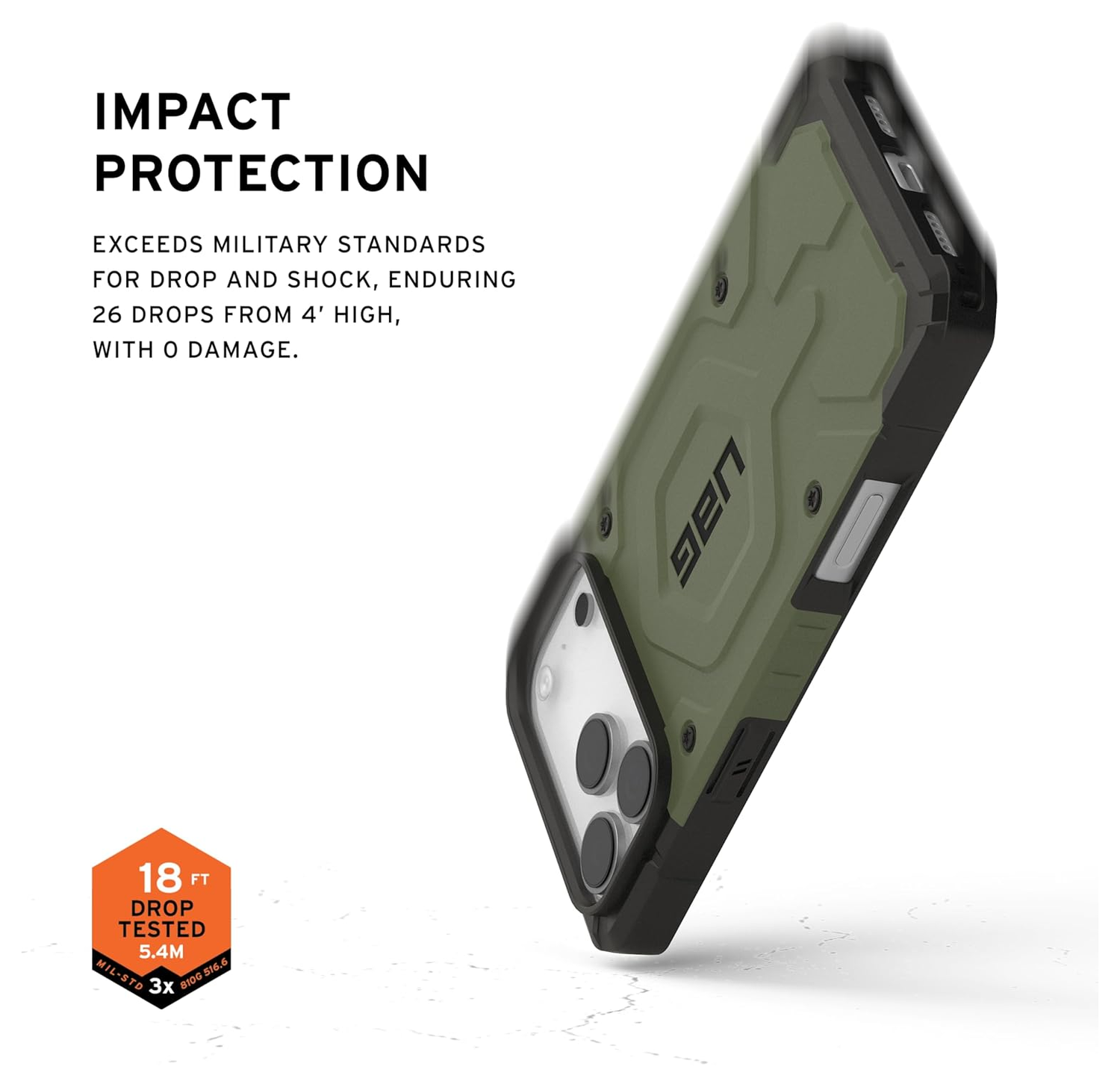 UAG Pathfinder Apple iPhone 17 Pro Max Hoesje MagSafe Back Cover Groen afbeelding 4