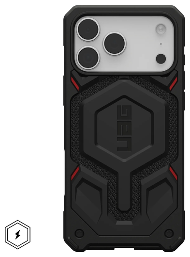Urban Armor Gear Monarch Apple iPhone 17 Pro Max Hoesje Kevlar Zwart afbeelding 1