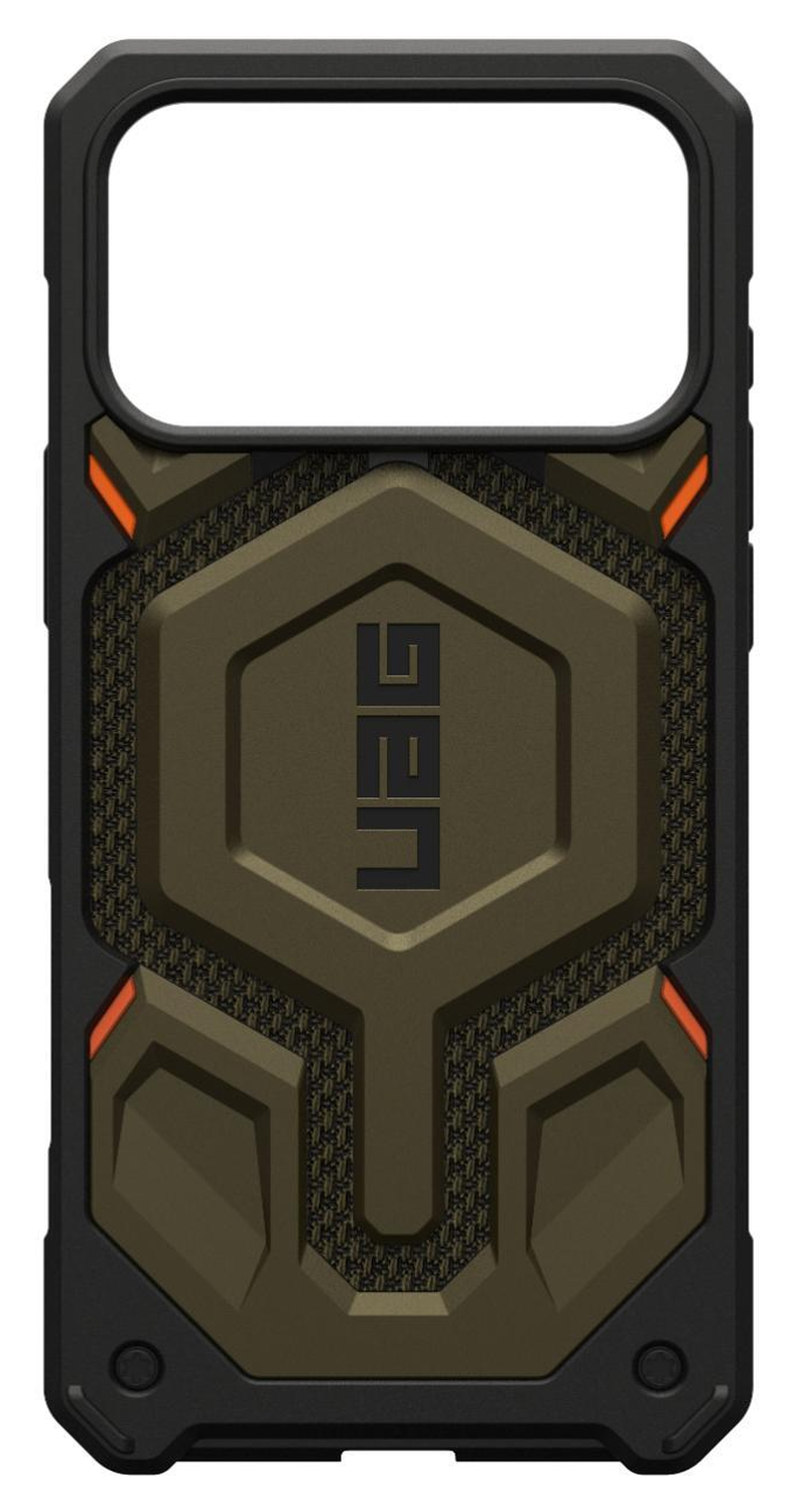 UAG Monarch Pro Apple iPhone 17 Pro Hoesje MagSafe Back Cover Kevlar Groen afbeelding 3