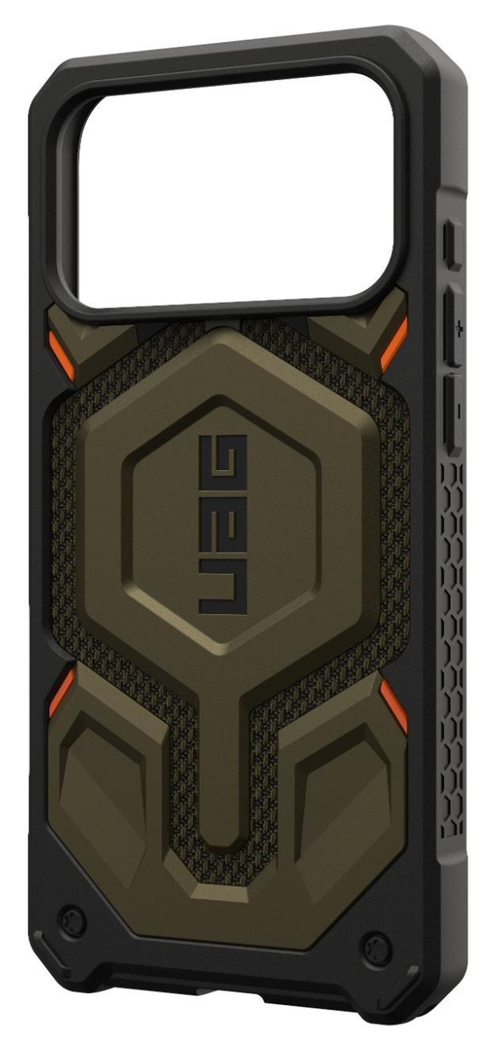 UAG Monarch Pro Apple iPhone 17 Pro Hoesje MagSafe Back Cover Kevlar Groen afbeelding 4