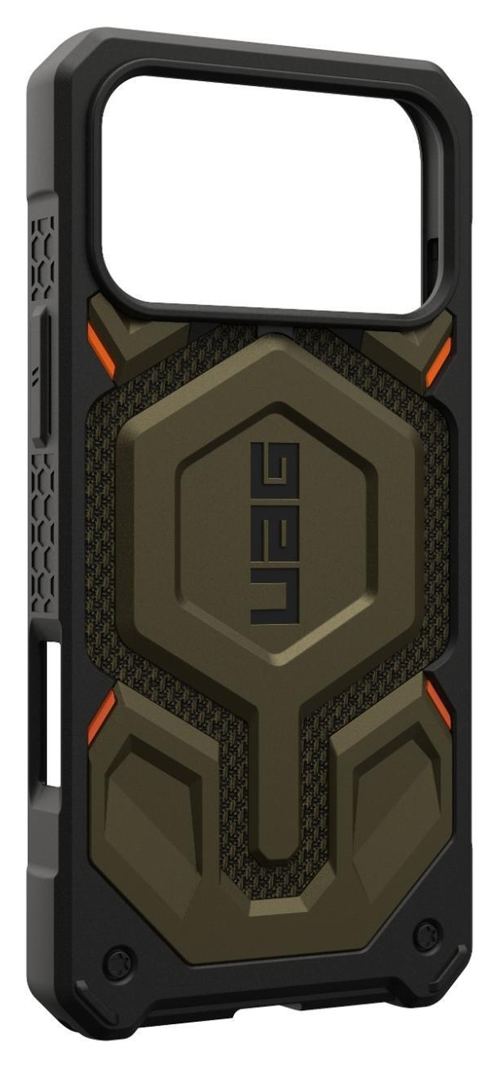 UAG Monarch Pro Apple iPhone 17 Pro Hoesje MagSafe Back Cover Kevlar Groen afbeelding 6