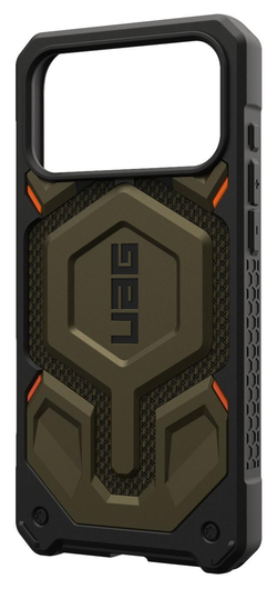 UAG Monarch Pro Apple iPhone 17 Pro Hoesje MagSafe Back Cover Kevlar Groen afbeelding 4