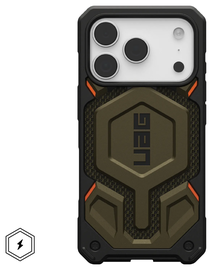 UAG Monarch Pro Apple iPhone 17 Pro Hoesje MagSafe Back Cover Kevlar Groen