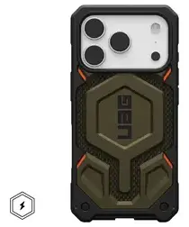 Urban Armor Gear Monarch Apple iPhone 17 Pro Hoesje Kevlar Zwart afbeelding