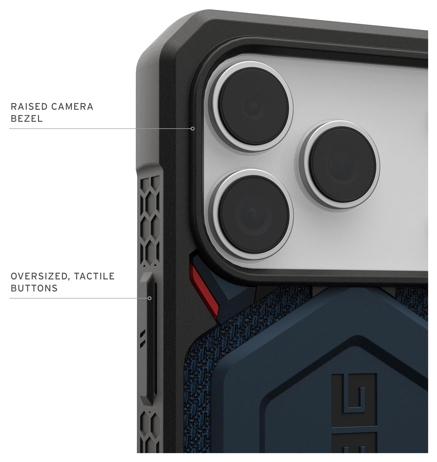UAG Monarch Pro iPhone 17 Pro Hoesje MagSafe Back Cover Kevlar Mallard afbeelding 6