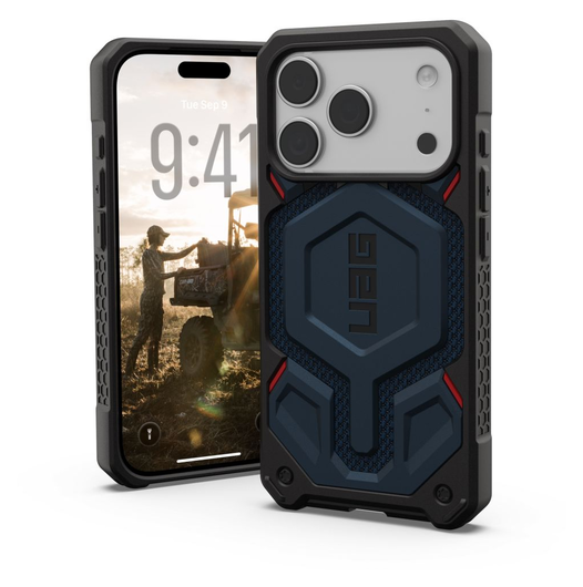 UAG Monarch Pro iPhone 17 Pro Hoesje MagSafe Back Cover Kevlar Mallard afbeelding 1