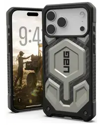UAG Monarch Pro Apple iPhone 17 Pro Max Hoesje MagSafe Back Cover Titanium afbeelding
