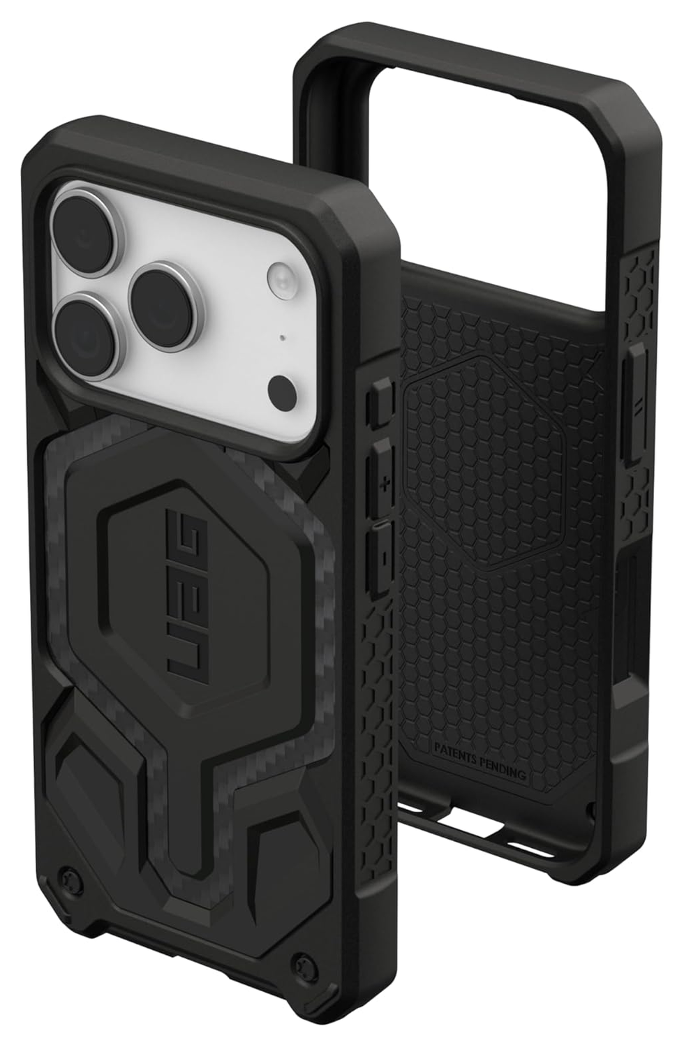 UAG Monarch Pro iPhone 17 Pro Hoesje MagSafe Back Cover Carbon Fiber afbeelding 2