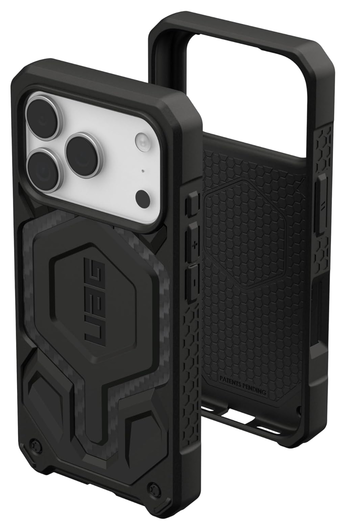 UAG Monarch Pro iPhone 17 Pro Hoesje MagSafe Back Cover Carbon Fiber afbeelding 2
