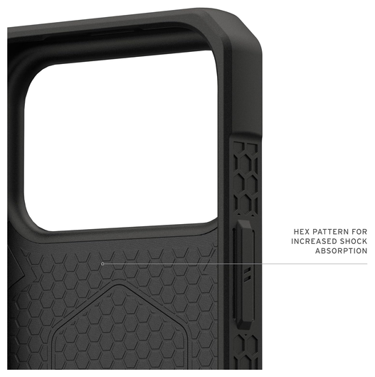 UAG Monarch Pro iPhone 17 Pro Hoesje MagSafe Back Cover Carbon Fiber afbeelding 7