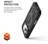 UAG Monarch Pro iPhone 17 Pro Hoesje MagSafe Back Cover Carbon Fiber afbeelding 4