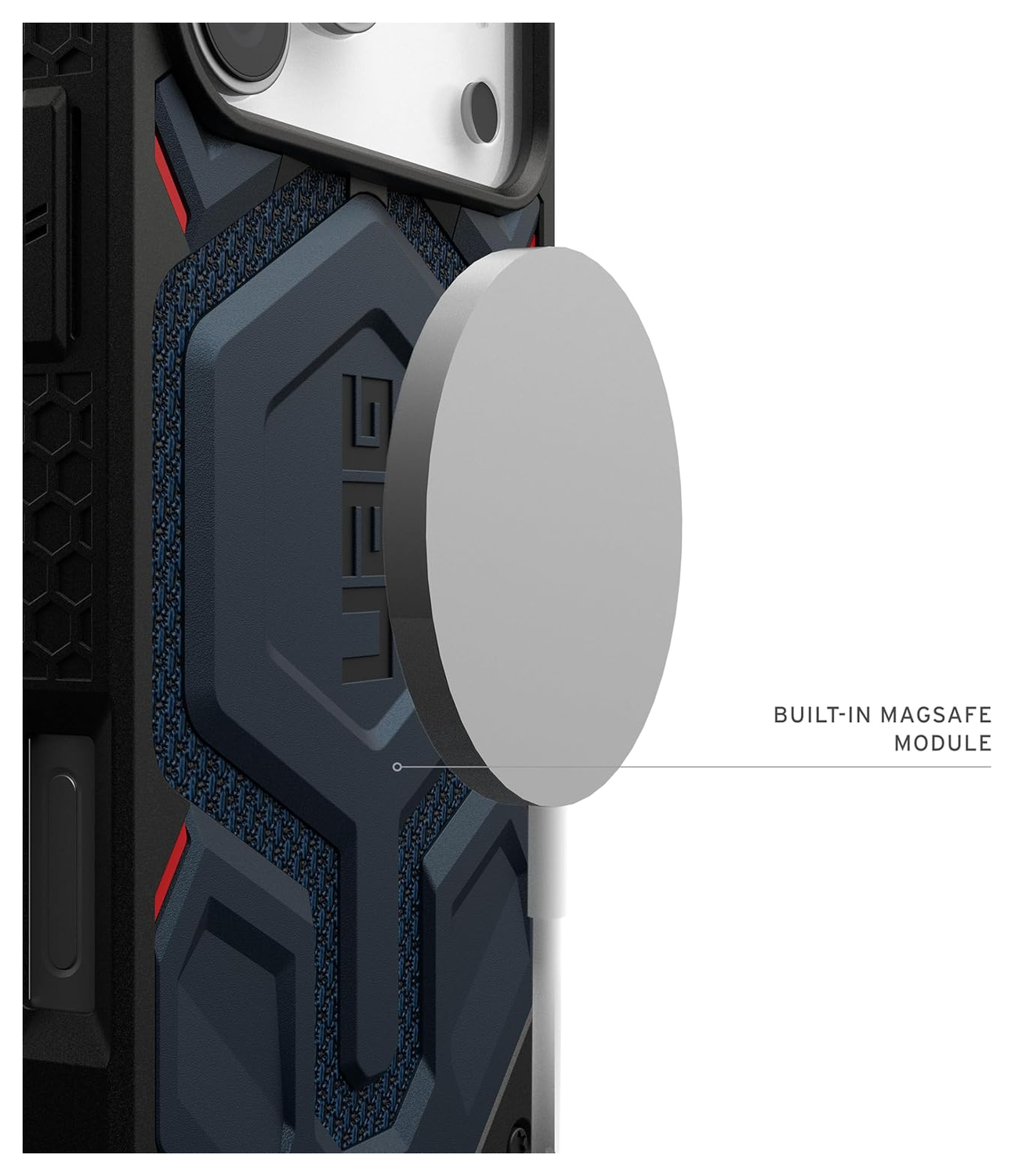 UAG Monarch Pro Apple iPhone 17 Pro Max Hoesje MagSafe Back Cover Kevlar Mallard afbeelding 5