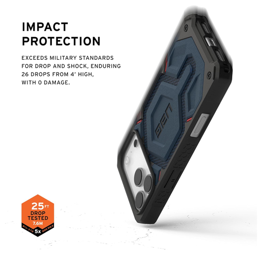 UAG Monarch Pro Apple iPhone 17 Pro Max Hoesje MagSafe Back Cover Kevlar Mallard afbeelding 4