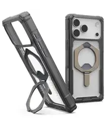 UAG Plasma XTE iPhone 17 Pro Max Hoesje MagSafe Stand Back Cover Ash Titanium afbeelding