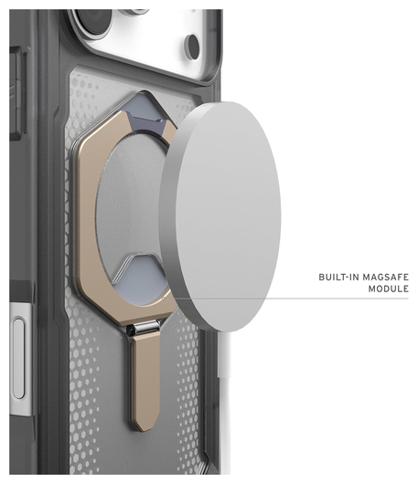 UAG Plasma XTE iPhone 17 Pro Max Hoesje MagSafe Stand Back Cover Ash Titanium afbeelding 5