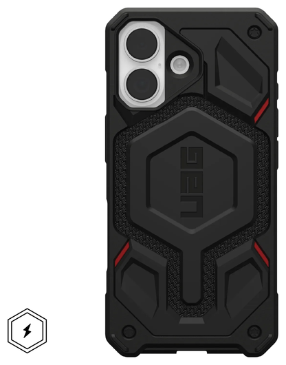 Urban Armor Gear Monarch Apple iPhone 17 Hoesje Kevlar Zwart afbeelding 1