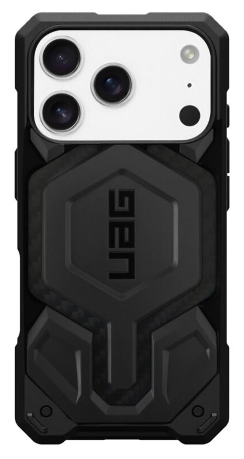 UAG Monarch Pro Apple iPhone 17 Pro Max Hoesje MagSafe Back Cover Carbon Fiber afbeelding 1