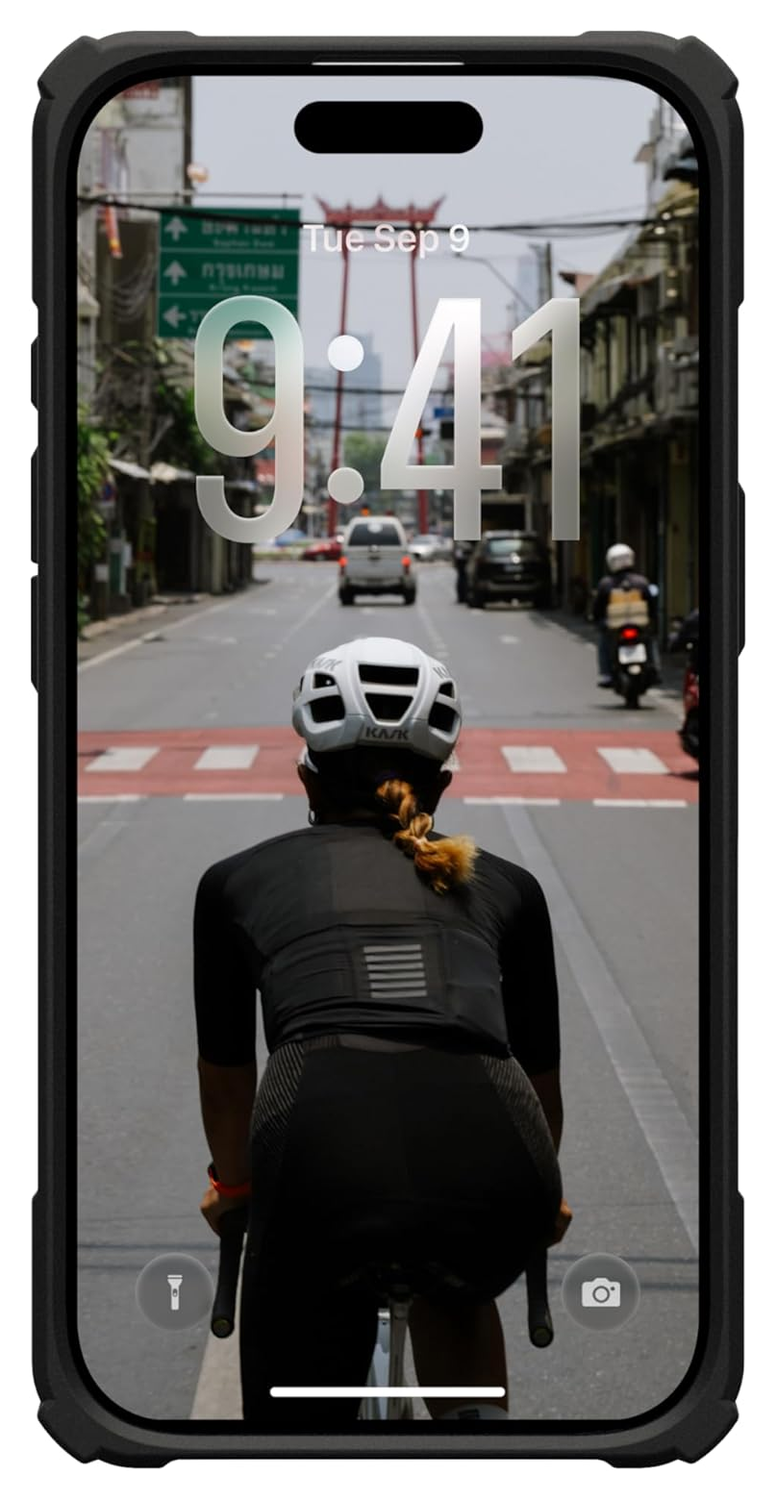 UAG Plasma XTE iPhone 17 Hoesje MagSafe Stand Back Cover Zwart Oranje afbeelding 6