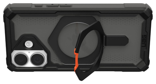 UAG Plasma XTE iPhone 17 Hoesje MagSafe Stand Back Cover Zwart Oranje afbeelding 4