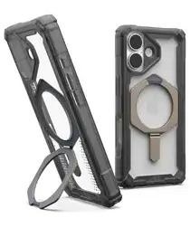 UAG Plasma XTE iPhone 17 Hoesje MagSafe Stand Back Cover Ash Titanium afbeelding