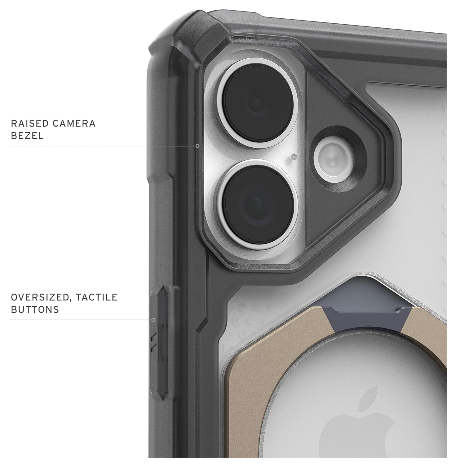 UAG Plasma XTE iPhone 17 Hoesje MagSafe Stand Back Cover Ash Titanium afbeelding 6