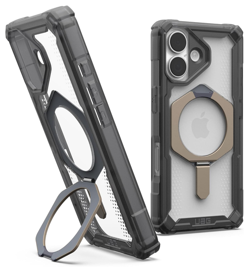 UAG Plasma XTE iPhone 17 Hoesje MagSafe Stand Back Cover Ash Titanium afbeelding 1