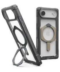 UAG Plasma XTE iPhone Air Hoesje MagSafe Stand Back Cover Ash Titanium afbeelding