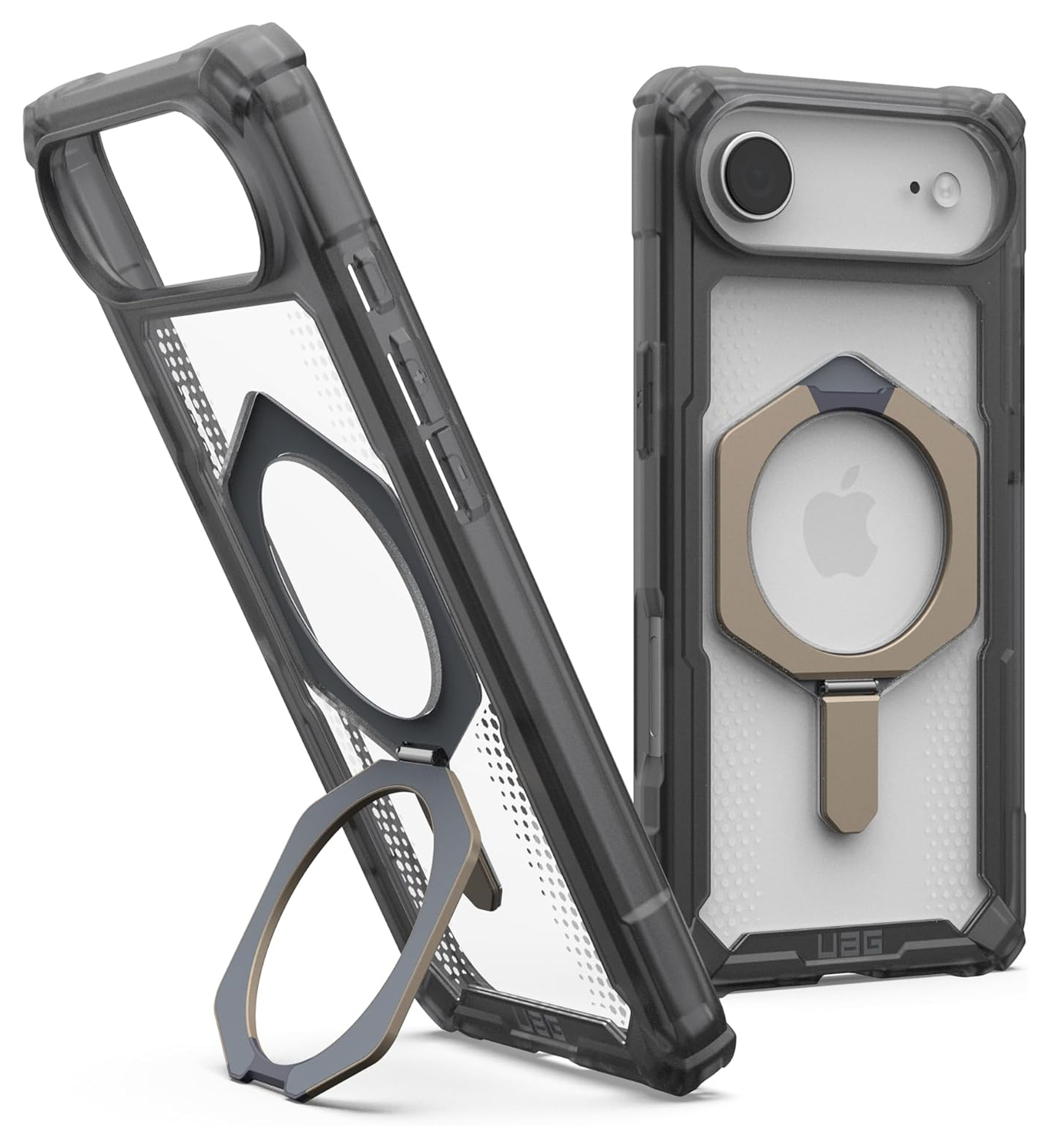 UAG Plasma XTE iPhone Air Hoesje MagSafe Stand Back Cover Ash Titanium afbeelding 1