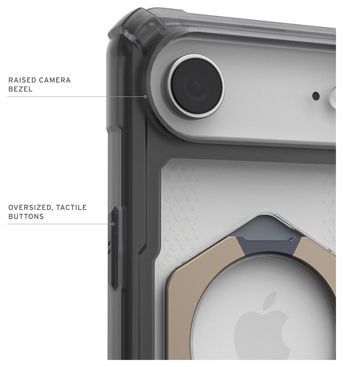 UAG Plasma XTE iPhone Air Hoesje MagSafe Stand Back Cover Ash Titanium afbeelding 6
